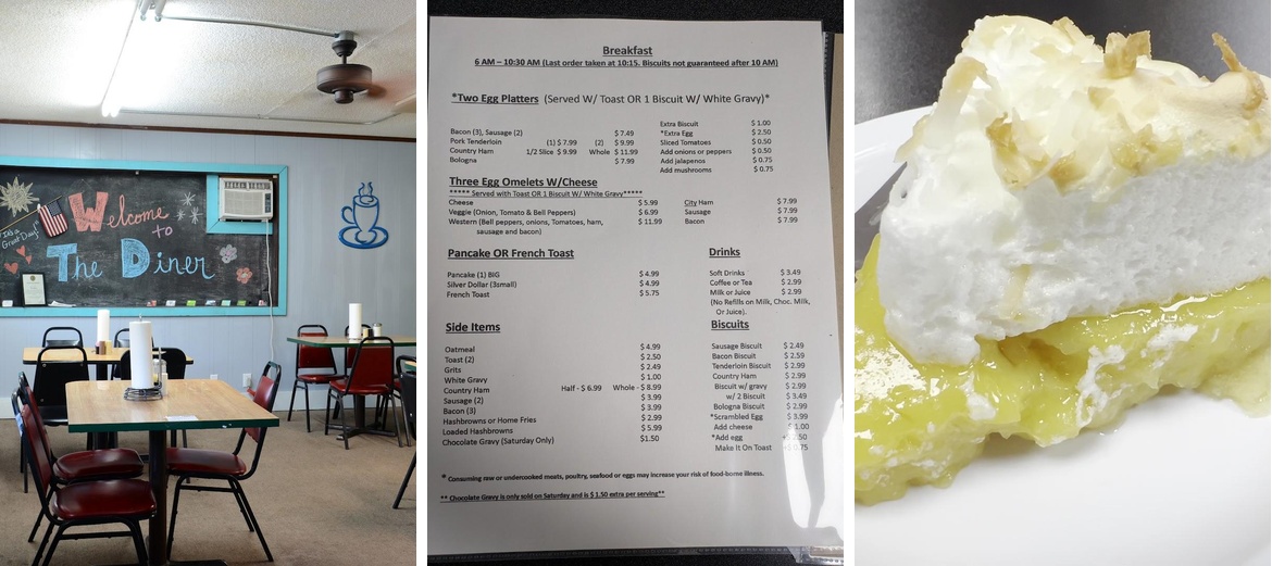 Diner Menu